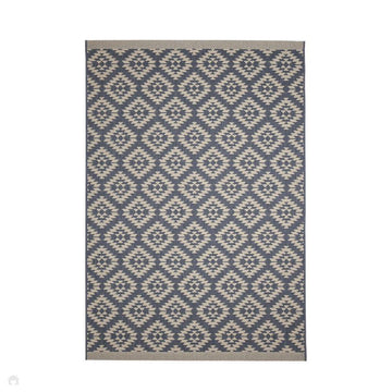County Genesis Navy In-Outdoor Flatweave Rug-Melrose-Rug Love - The Most Loved Rug Store